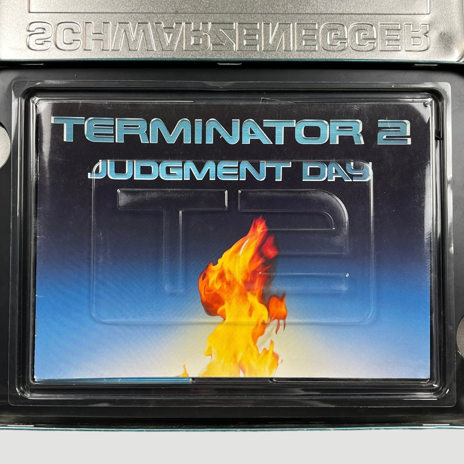 1991 Terminator T2 Metallic Boxset 2xVHS + Booklet