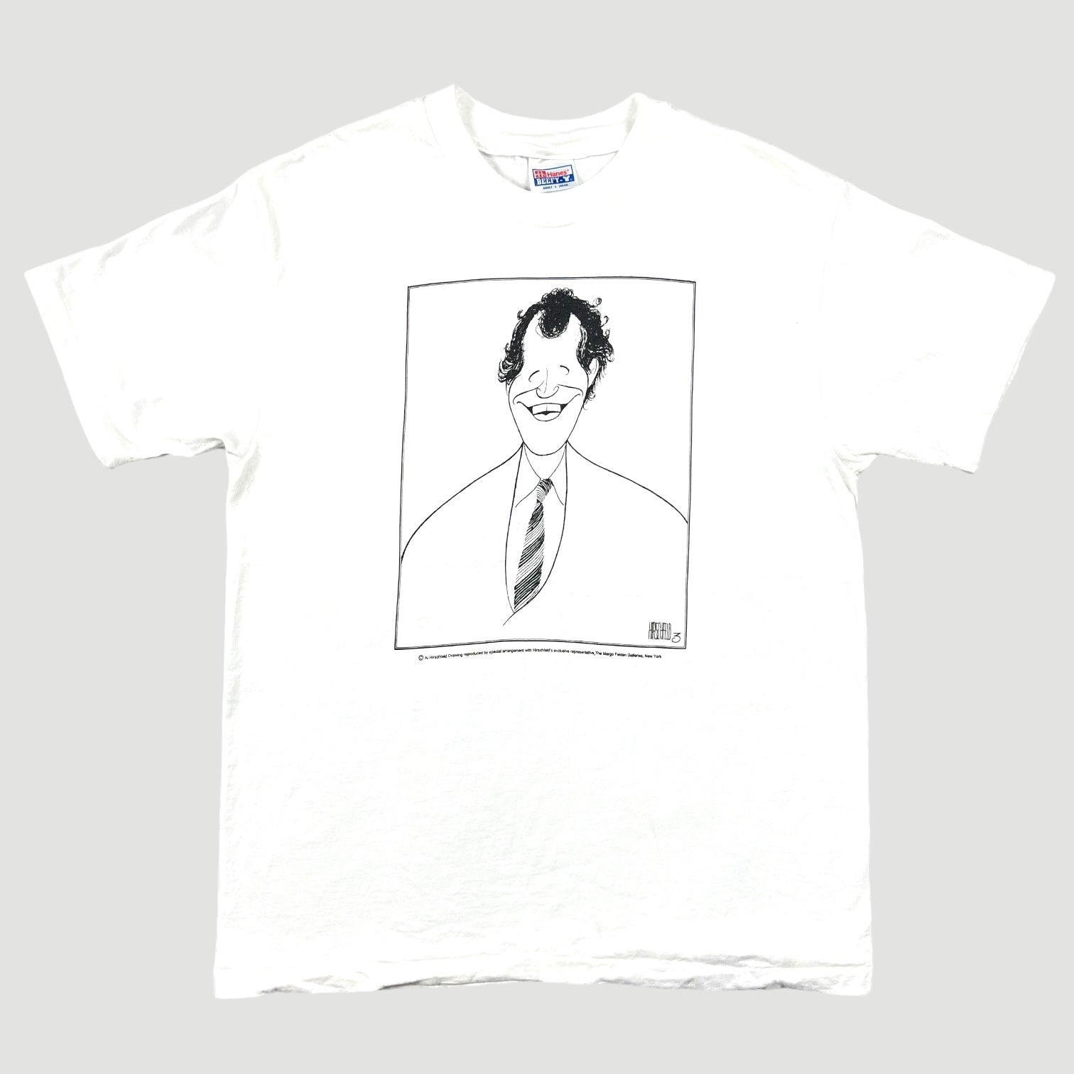 90's David Letterman by Al Hirschfeld T-Shirt