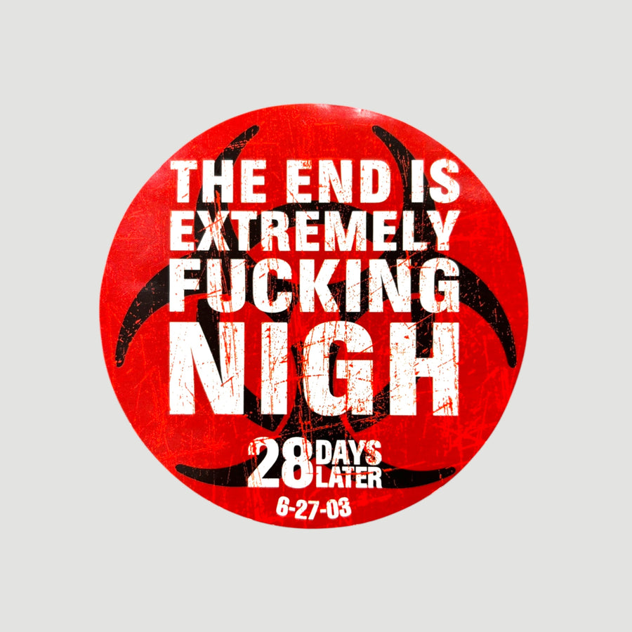 2001 28 Days Later Promo Sticker