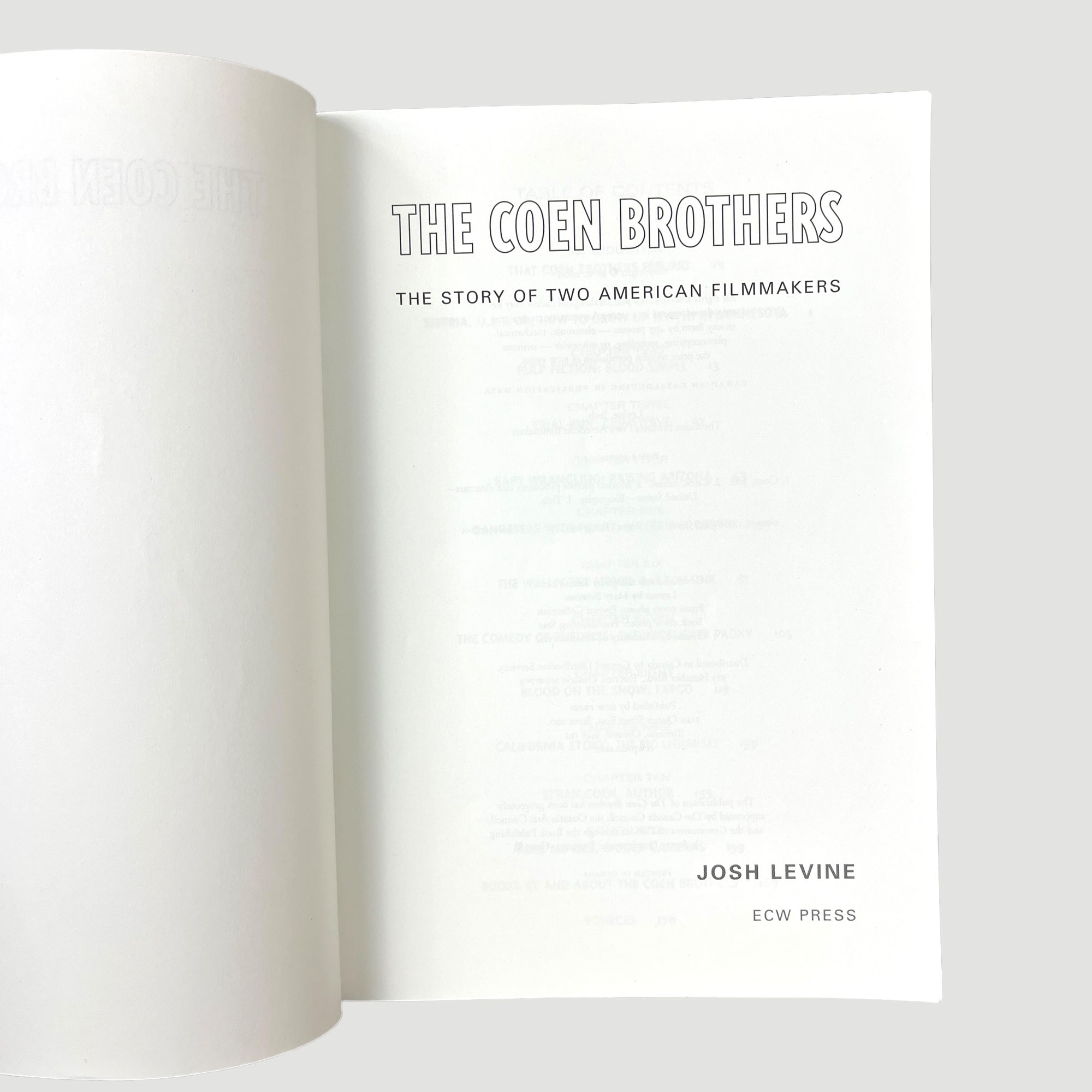 2000 The Coen Brothers: The Story of Two American Filmmakers