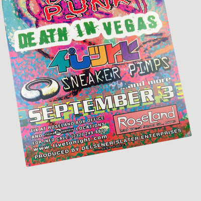 1997 Aphex Twin + Daft Punk ... Roseland NYC Flyer