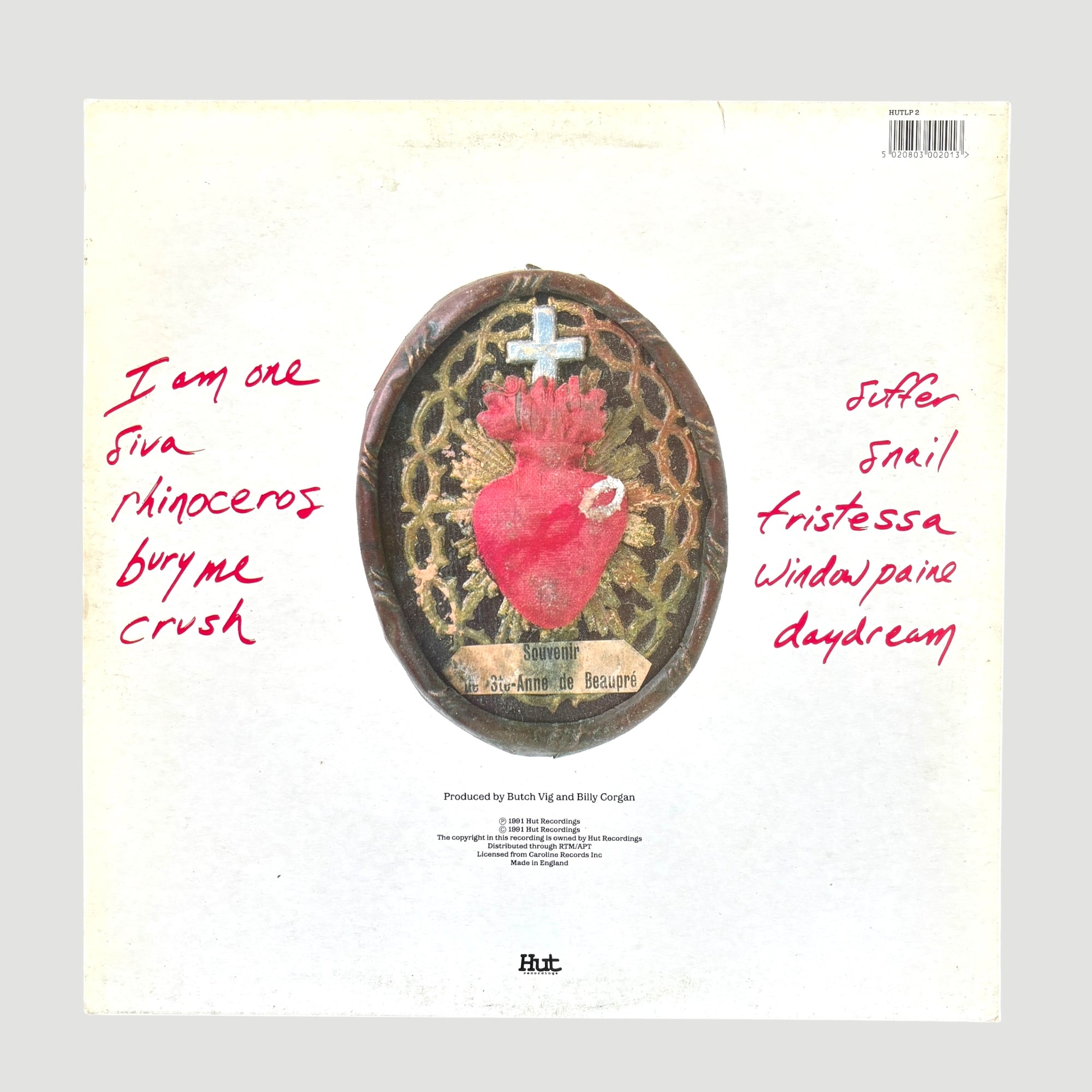 1991 Smashing Pumpkins Gish 1st UK LP