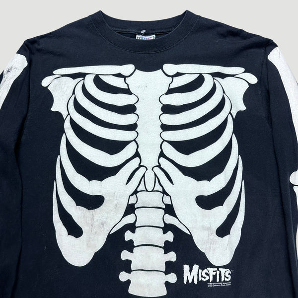 トップス BAND-T MISFITS 1997 BONE L/S Tee BAND-T MISFITS 1997 BONE L/S Tee Vintage 1997 Misfits