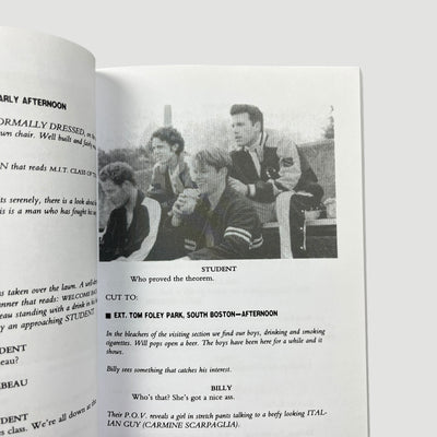 1998 Good Will Hunting Faber Screenplay