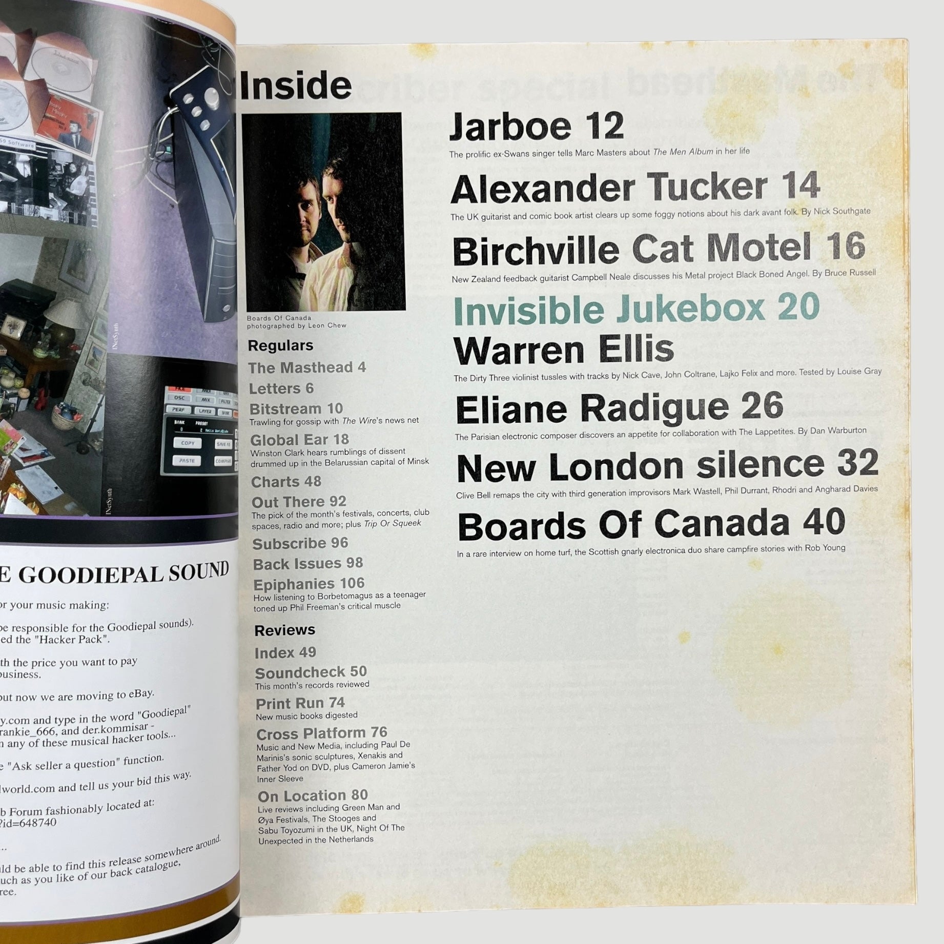 2005 The WIRE Boards of Canada Issue