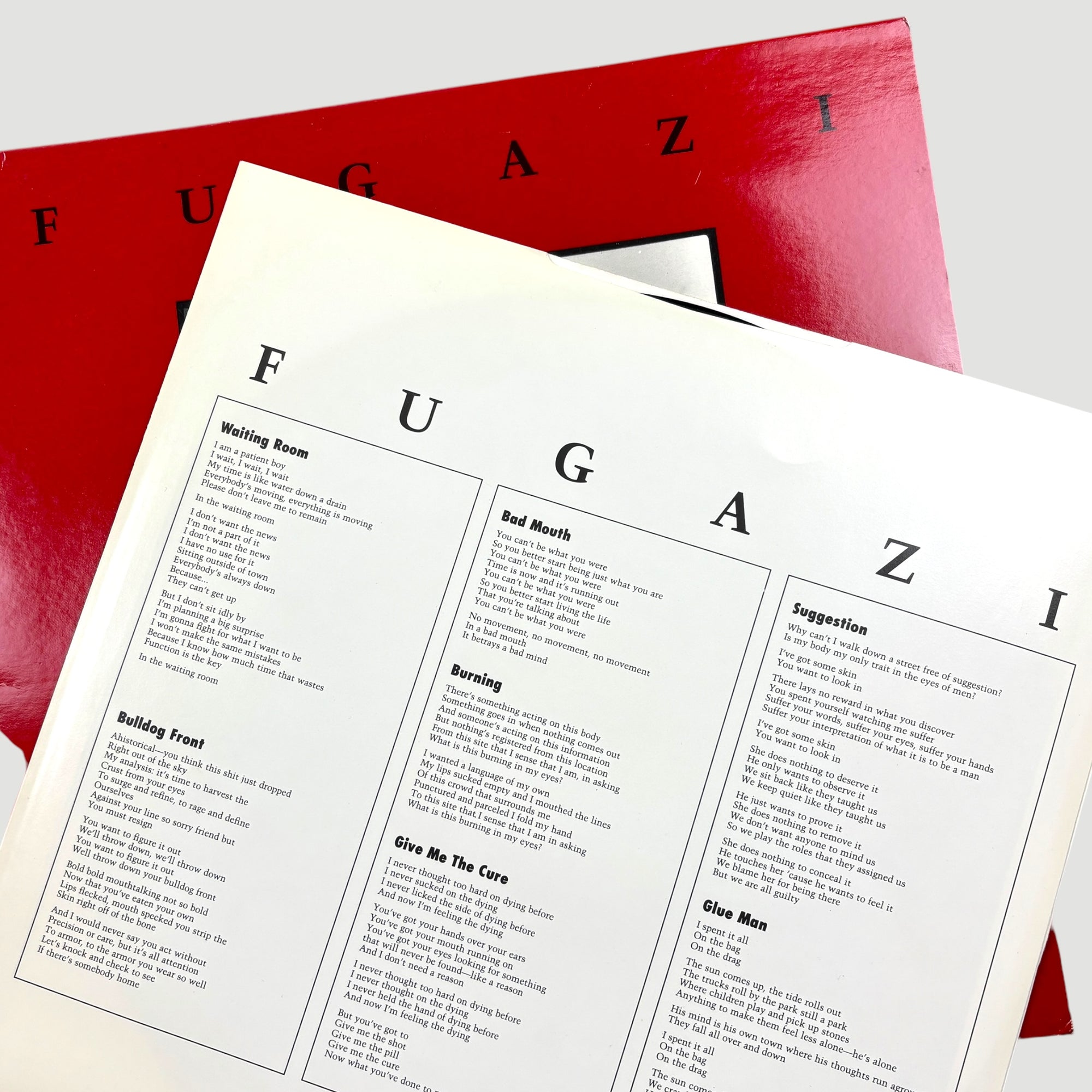 1988 Fugazi Self Titled LP 1st UK Press