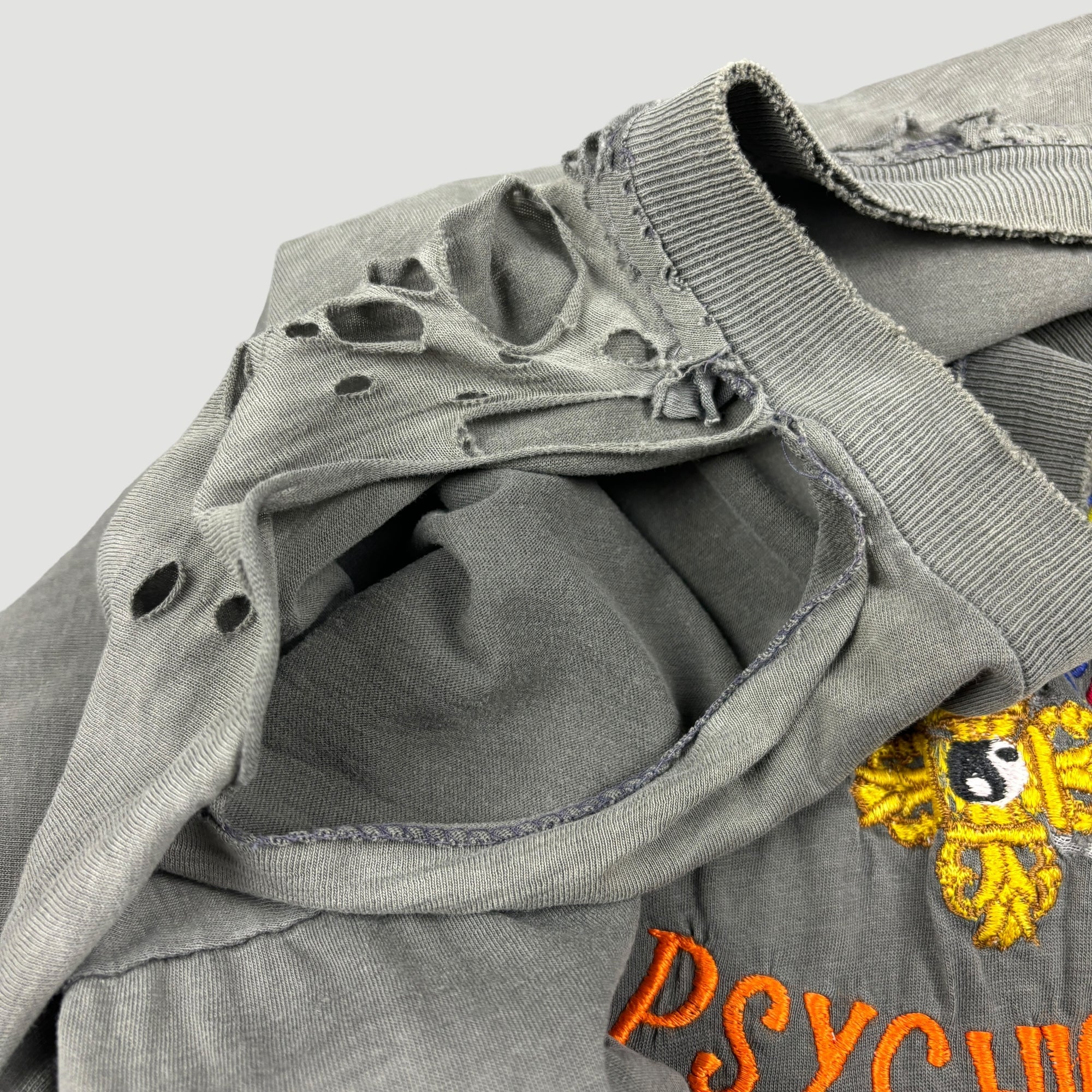 90's Psychic TV Embroidered Logo T-Shirt