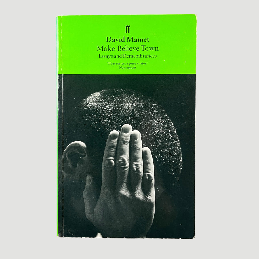 1996 David Mamet Make-Believe Town - Essays & Remembrances