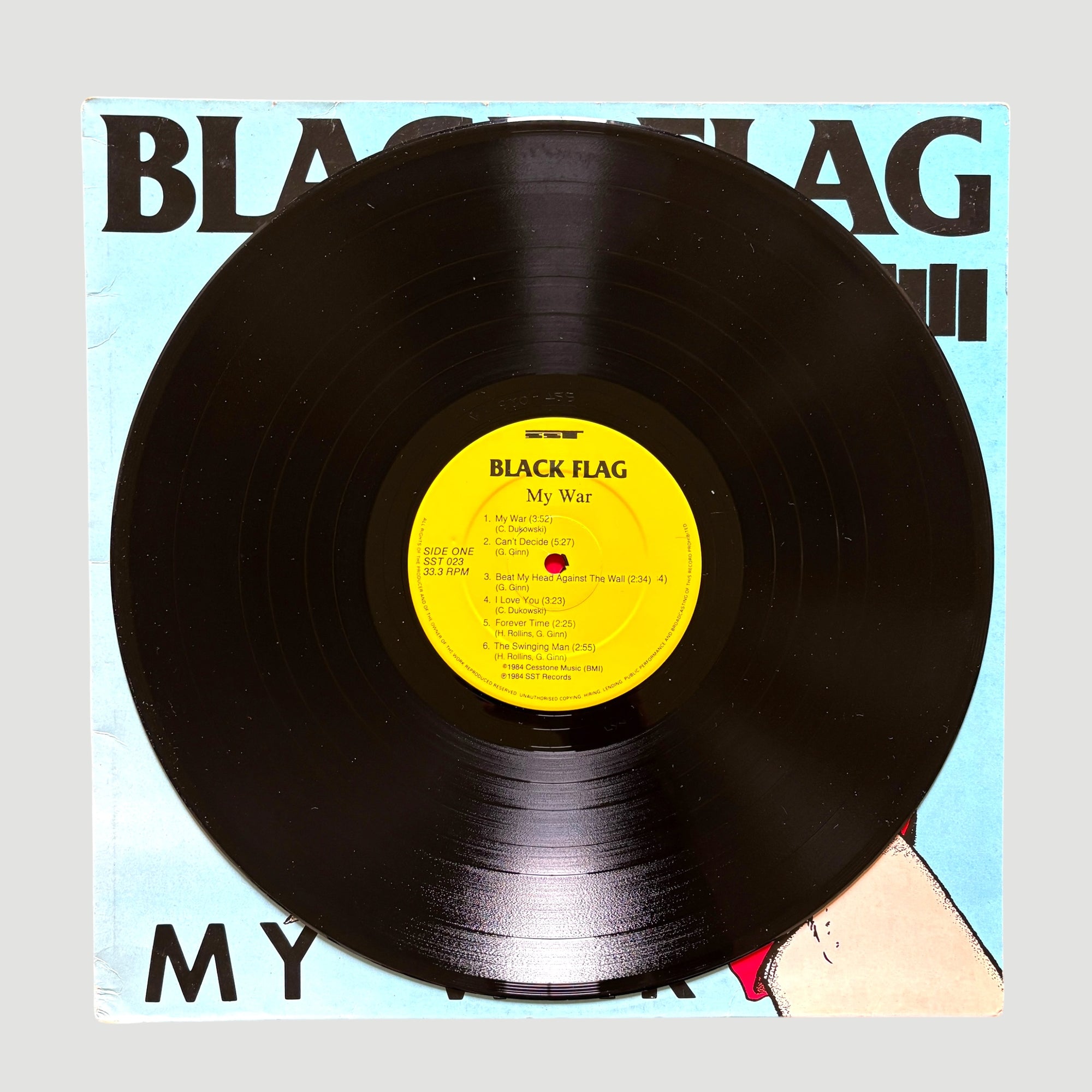 1984 Black Flag My War UK 1st Press LP