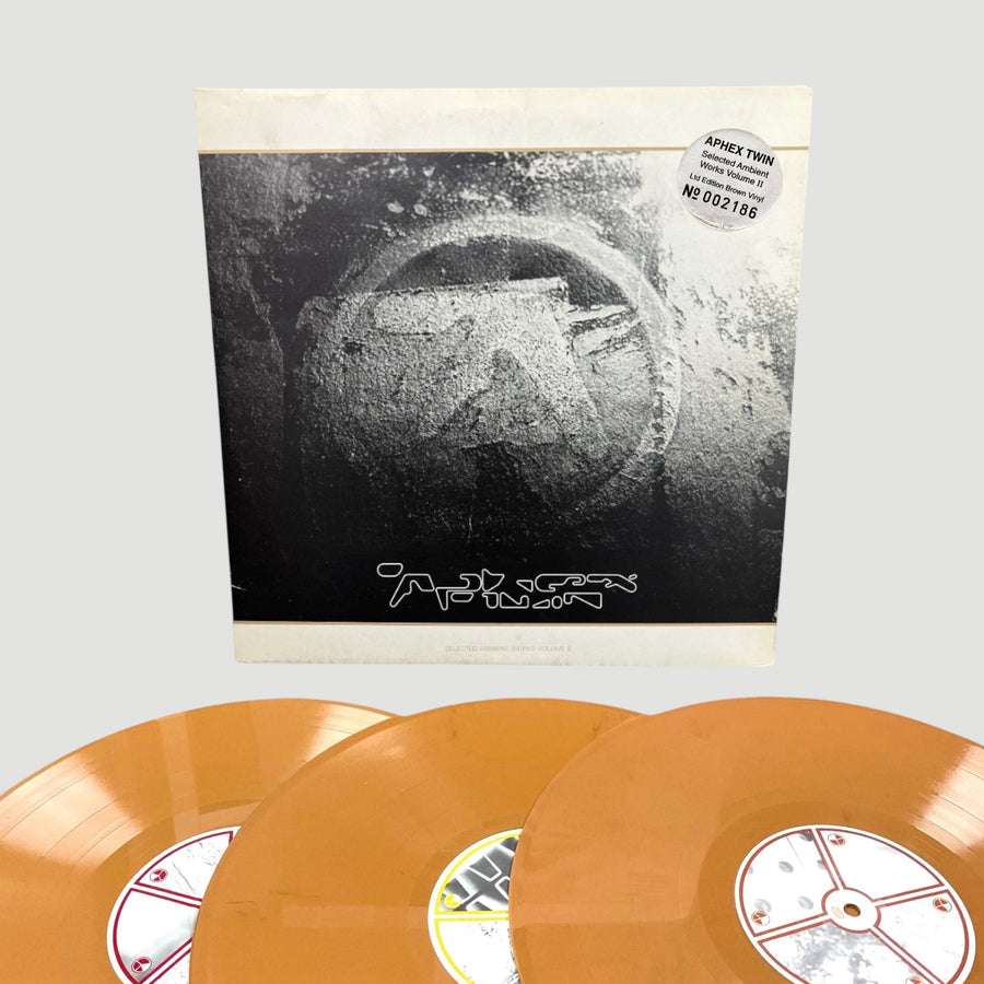 1994 Aphex Twin 'Selected Ambient Works Vol 2' 3 x LP Brown Vinyl