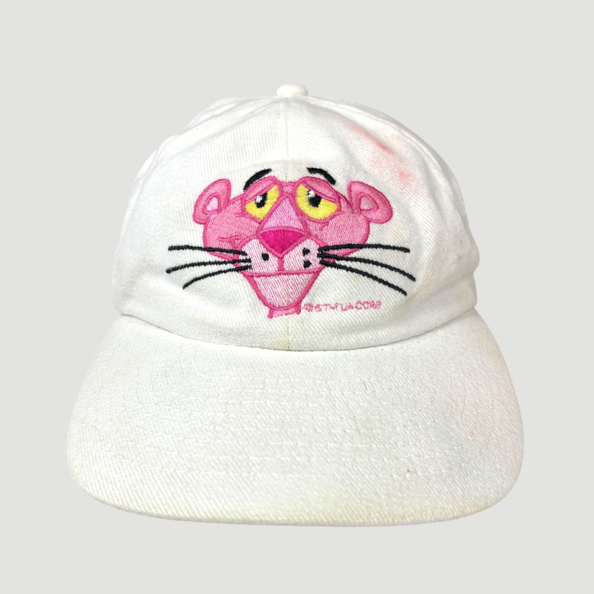90's Pink Panther White Cap