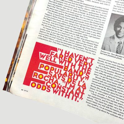 1996 Spin Magazine Rage Against the Machine Cover Issue