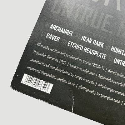 2007 Burial Untrue UK Early Press 3rd Printing UK 2LP