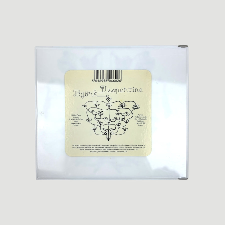 2001 Bjork Vespertine Japanese CD + Sticker