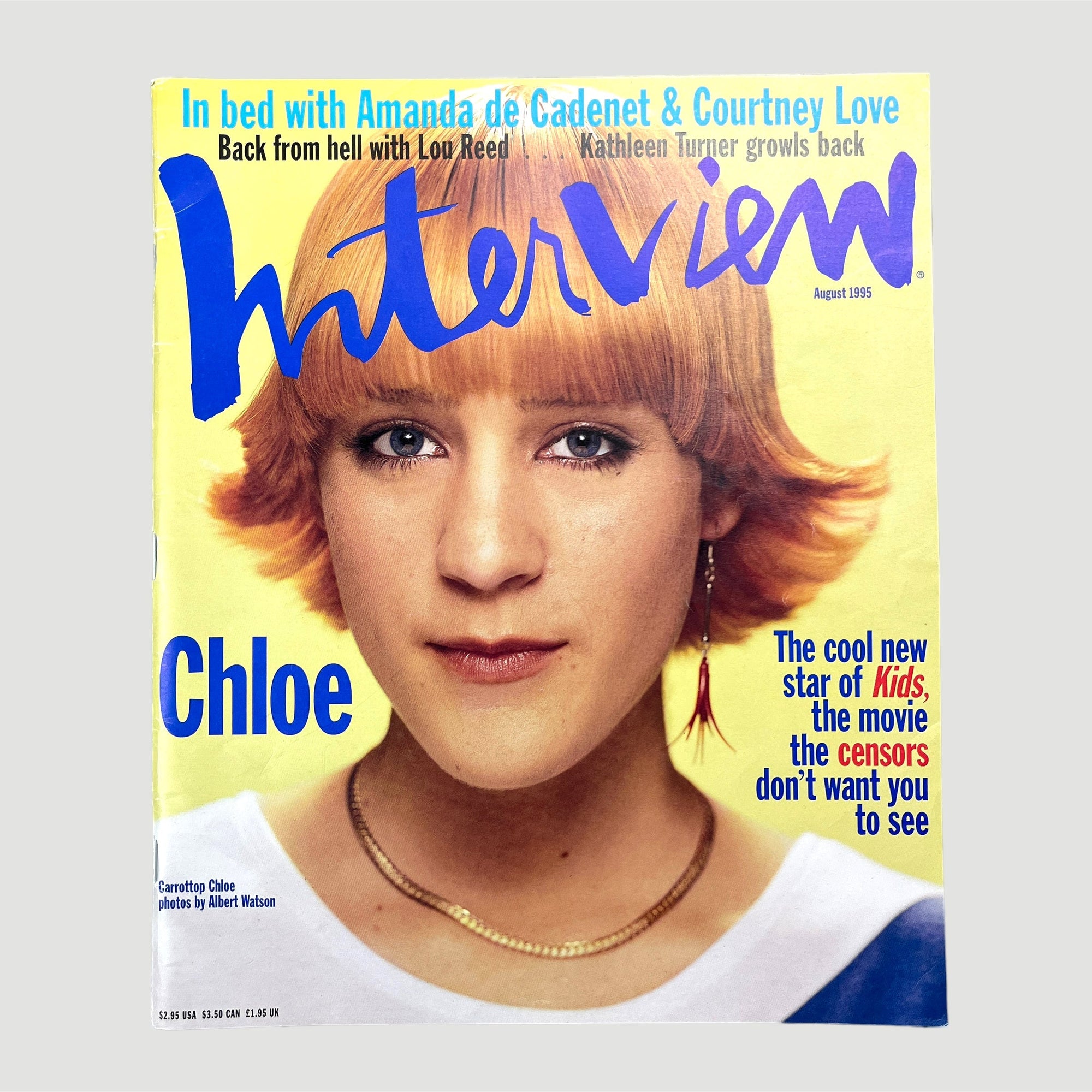 1995 Interview Magazine Chloe Sevingy & KIDS Issue