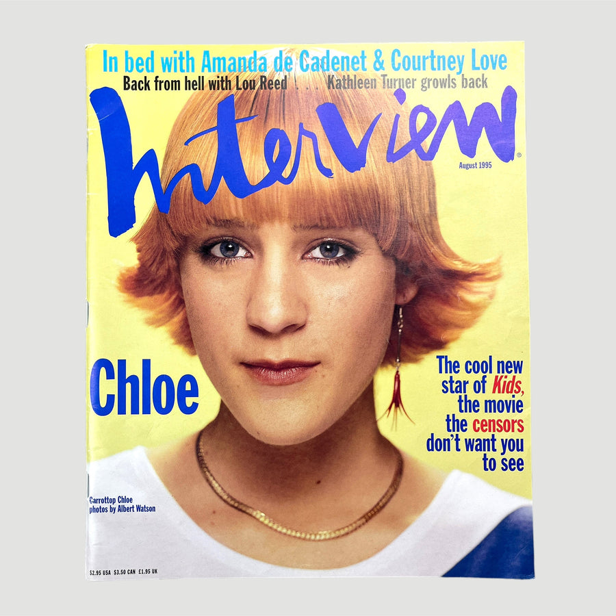 1995 Interview Magazine Chloe Sevingy & KIDS Issue