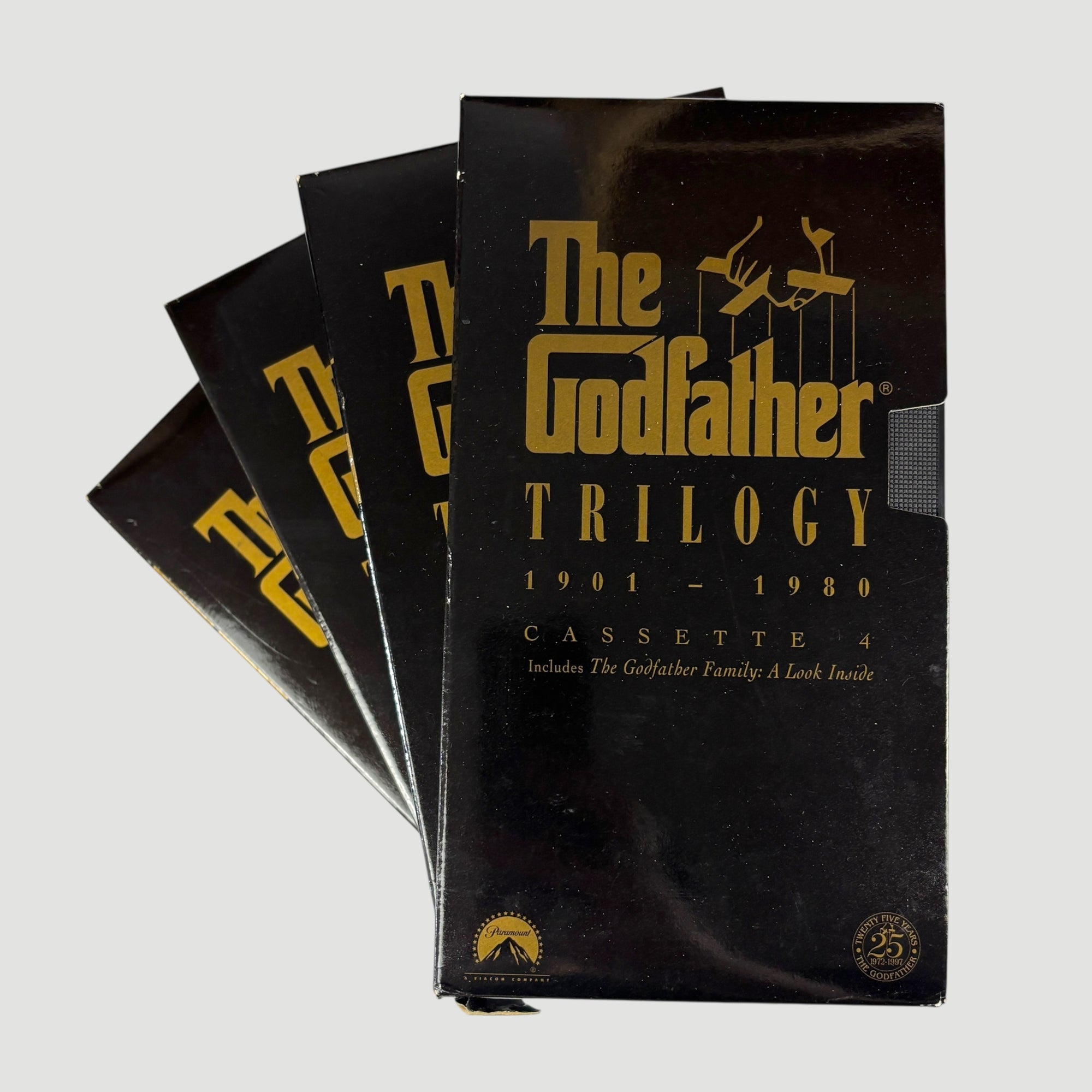 90's The Godfather UK 4xVHS Boxset
