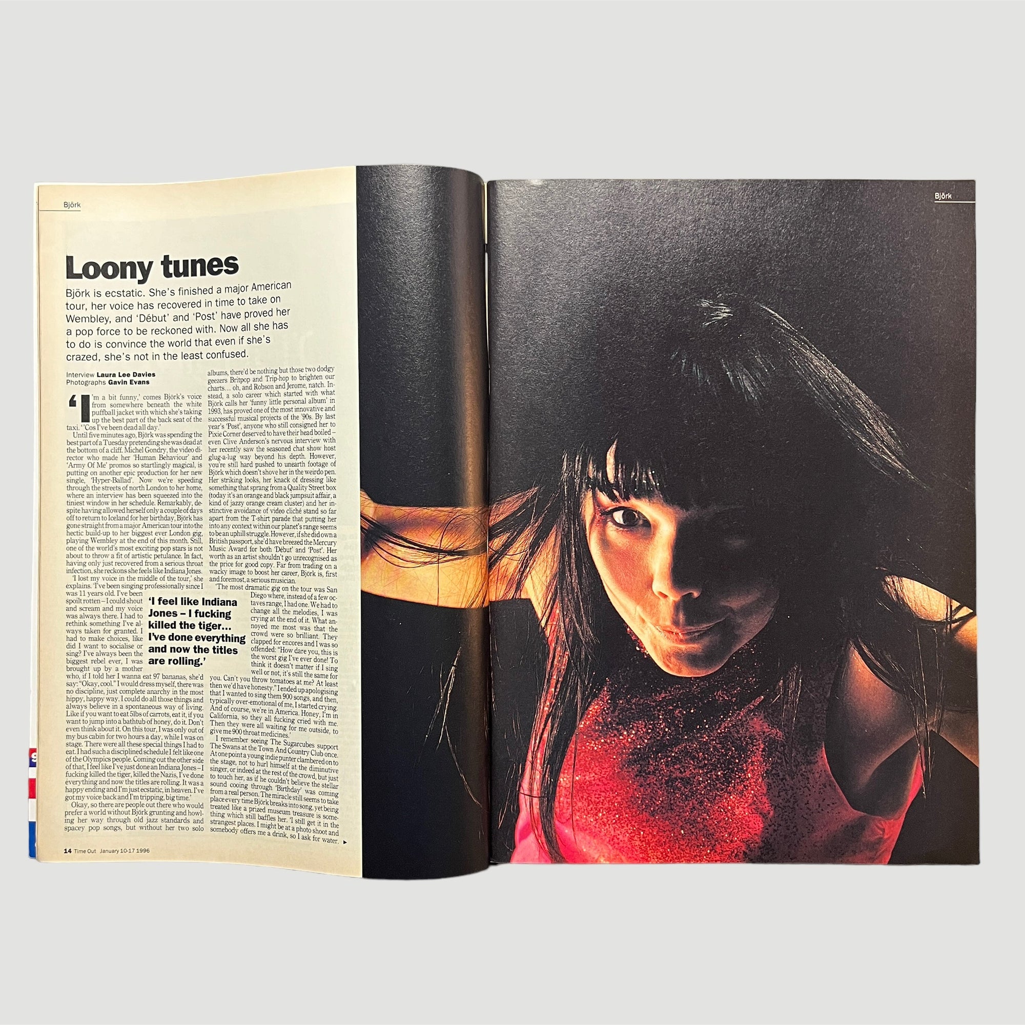 1996 Time Out Bjork Issue