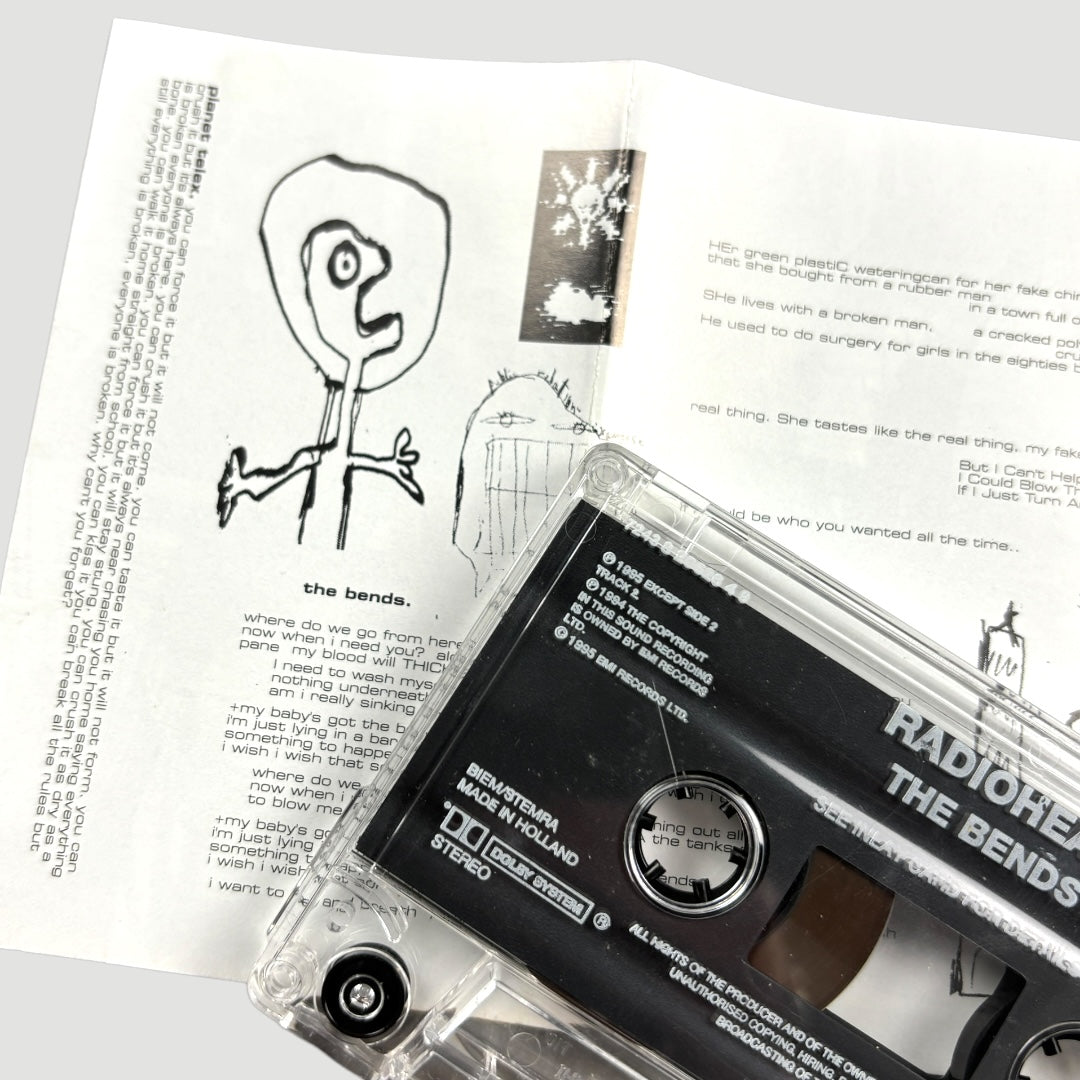 1995 Radiohead 'The Bends' Cassette