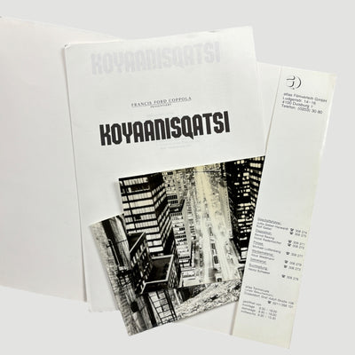 1982 Koyaanisqatsi Press Pack