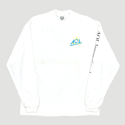 90's AOL Flag Longsleeve