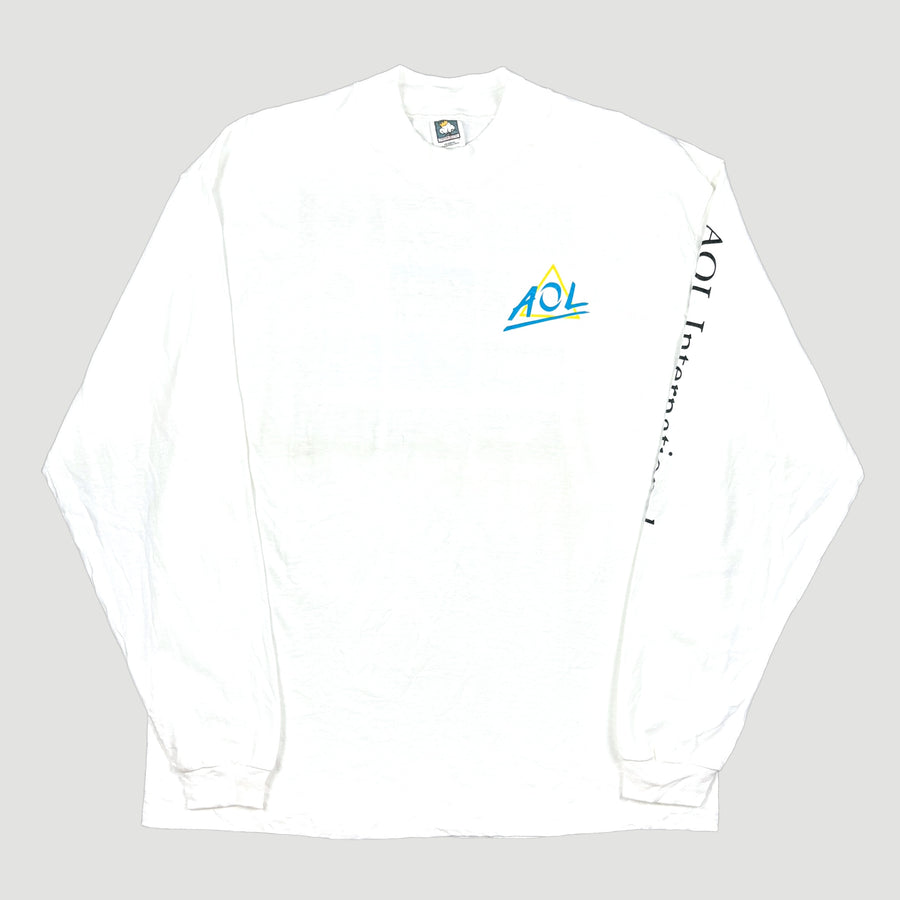 90's AOL Flag Longsleeve