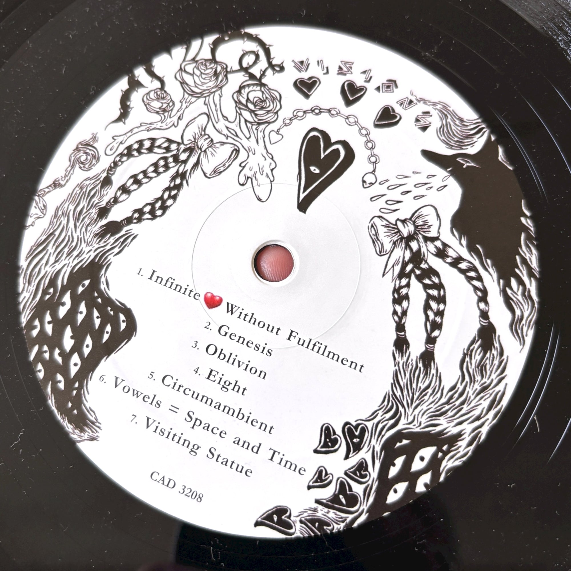 2012 Grimes Visions UK 1st Press LP