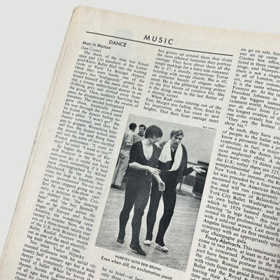 1965 TIME Magazine Rudolf Nureyev Issue