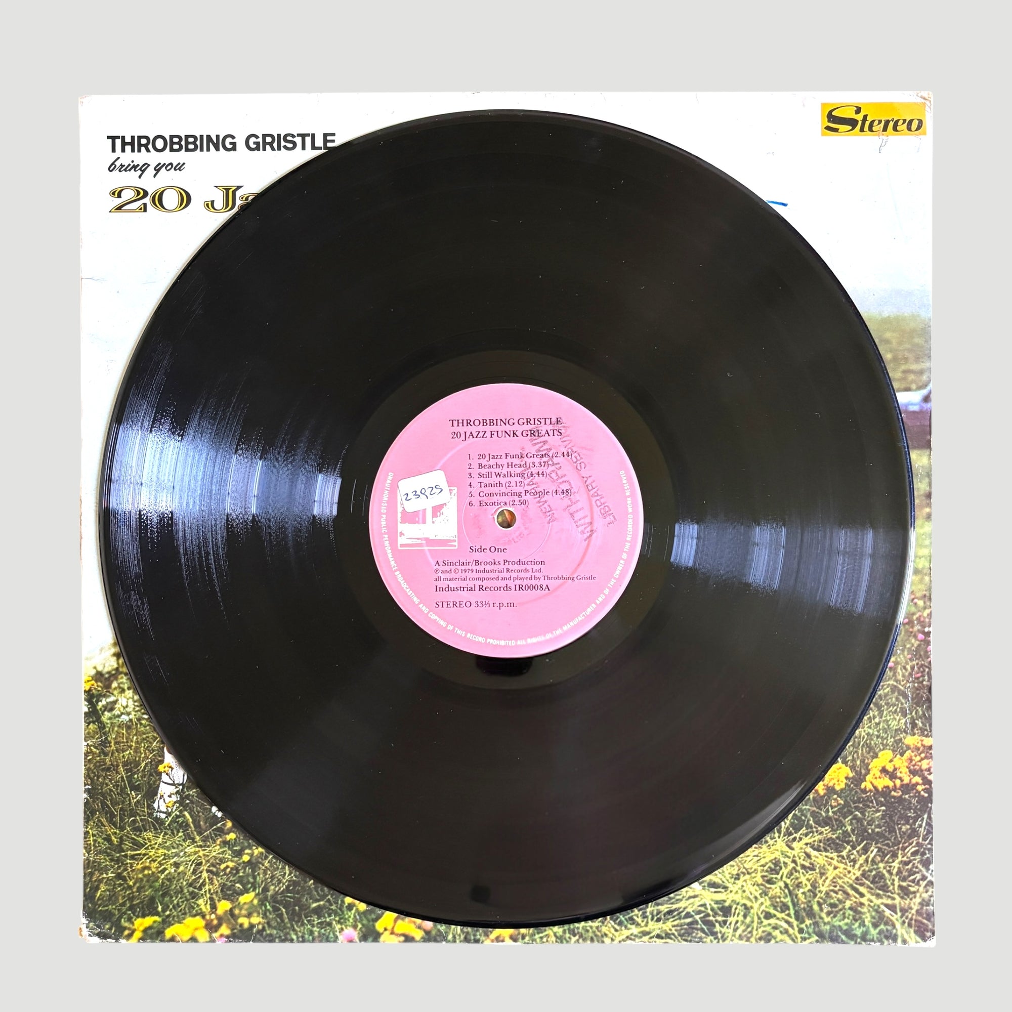 1979 Throbbing Gristle 20 Jazz Funk Greats 1st UK Press LP