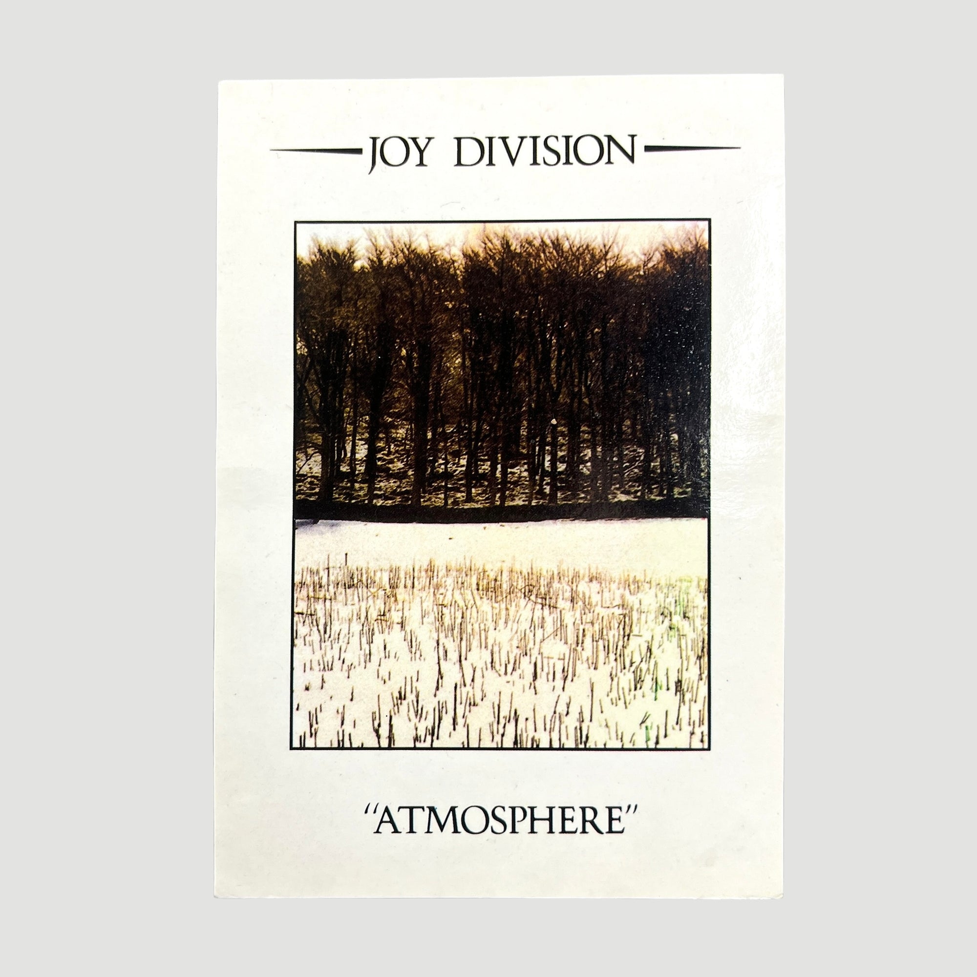 80's Joy Division Atmosphere Postcard