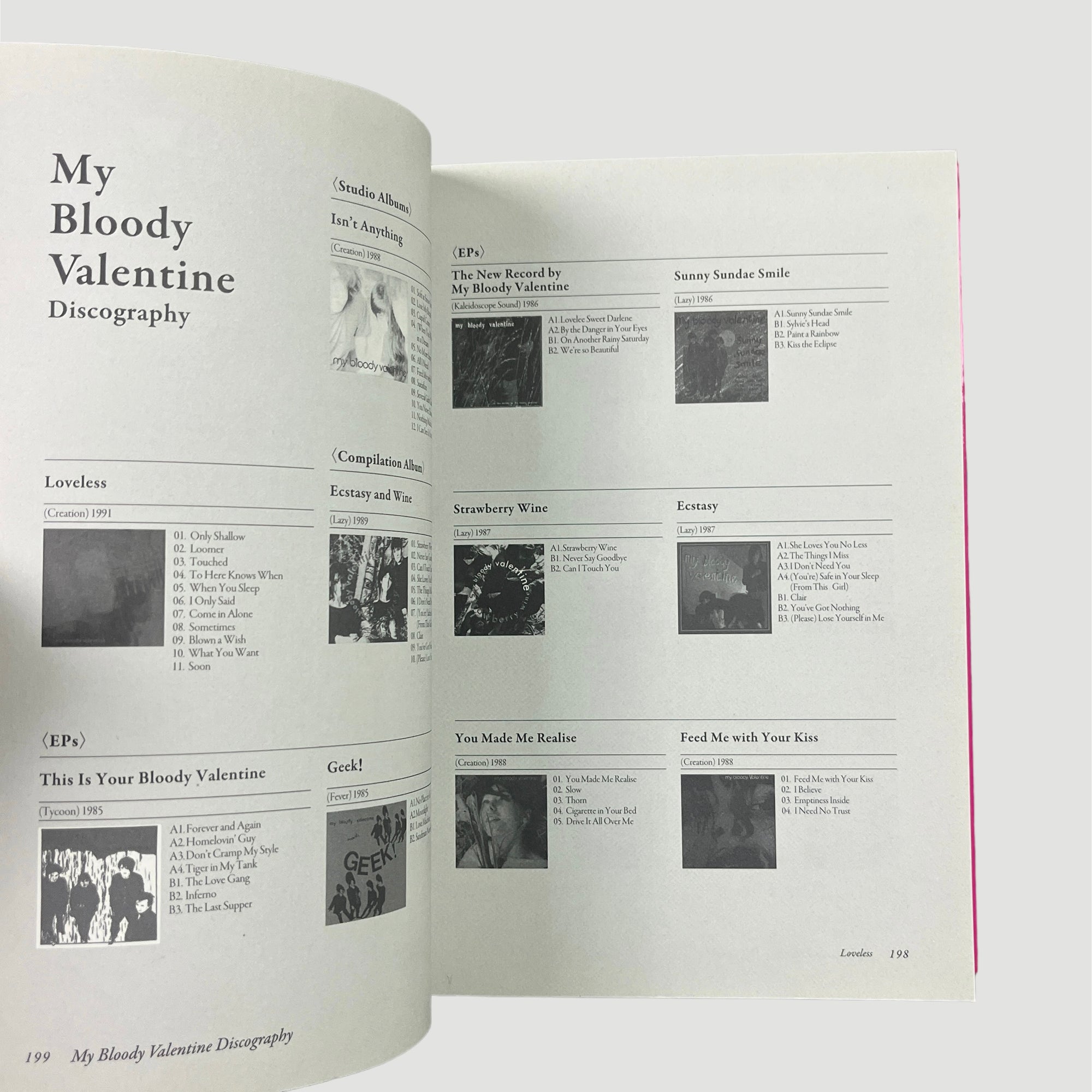 2010 My Bloody Valentine Loveless Japanese Mook