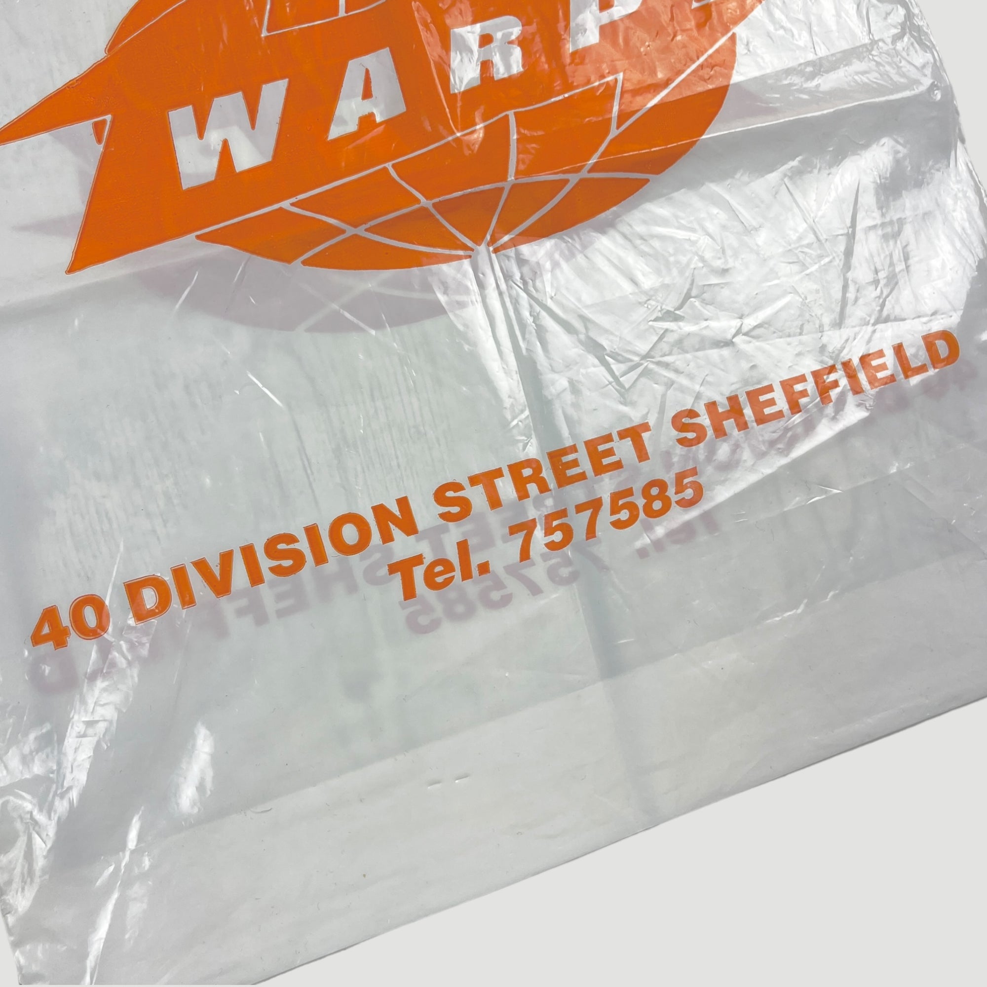 Mid 90's Warp Records Original Store Carrier Bag