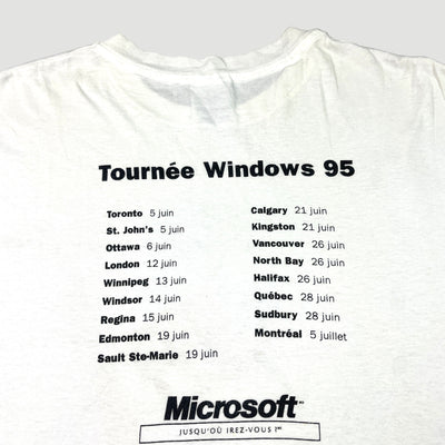 1995 Window 95 Canadian Tour T-Shirt