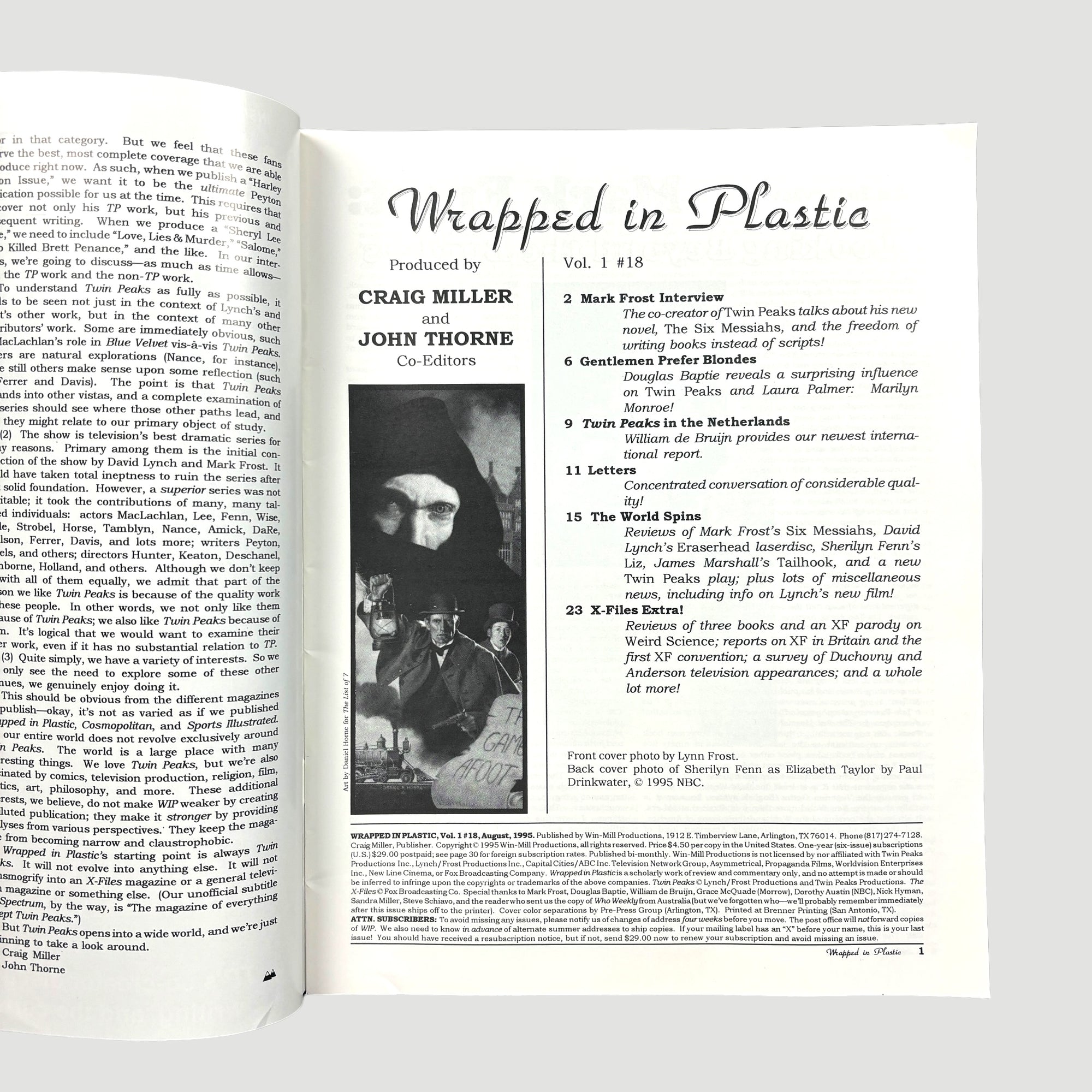1991 Twin Peaks: Wrapped in Plastic Issue #18