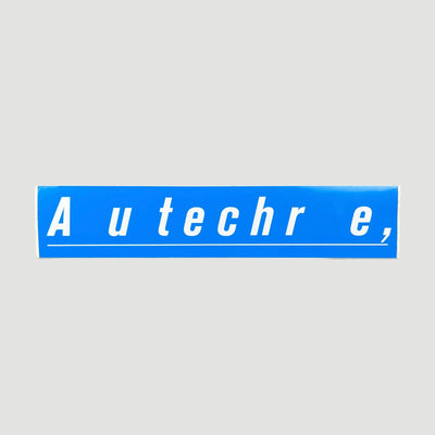2008 Autechre 'Quaristice' Promo Sticker