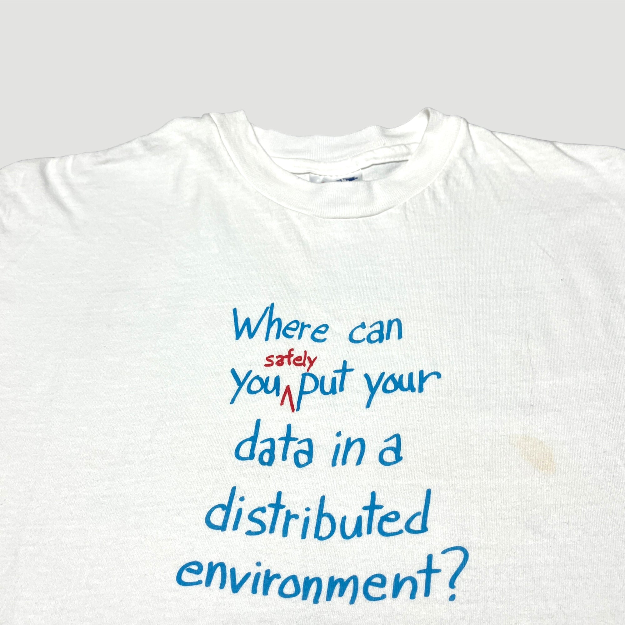 90's IBM Safe Data T-Shirt