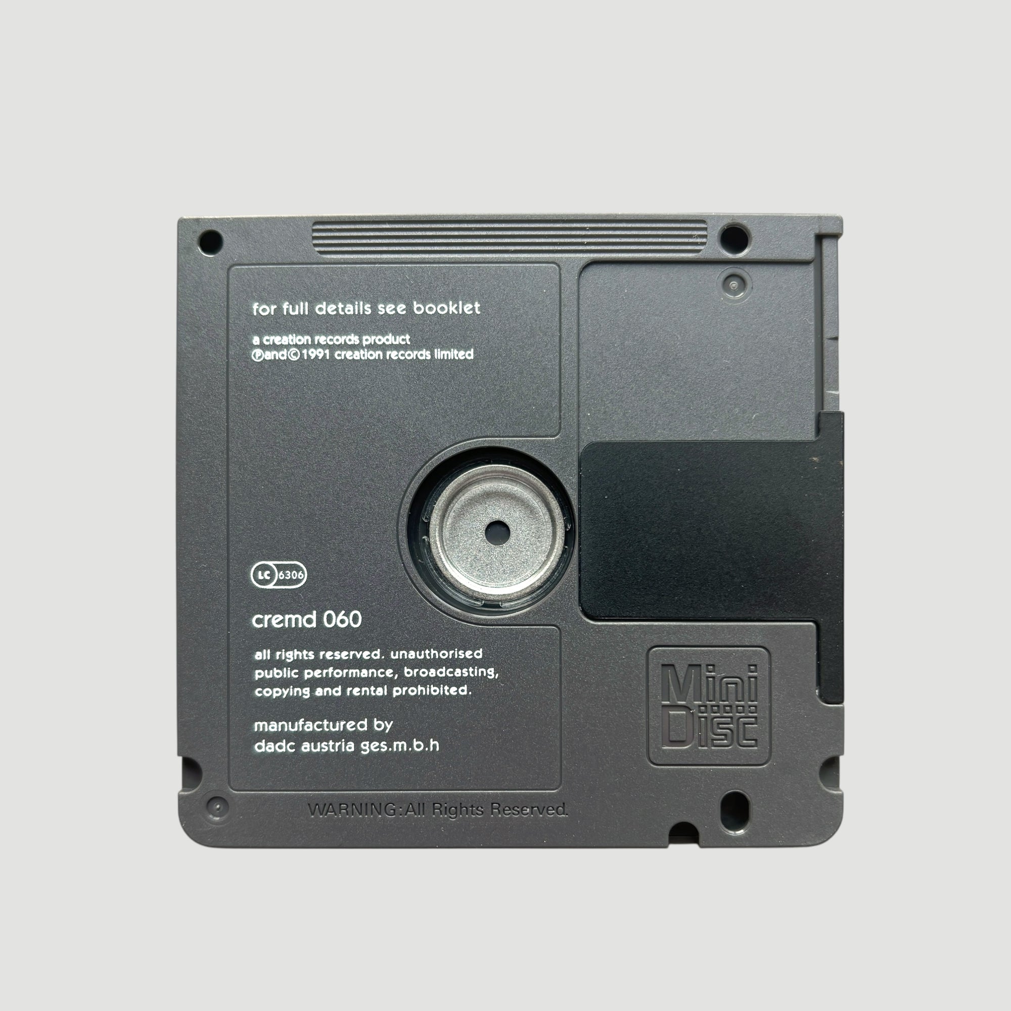 1999 My Bloody Valentine Loveless Minidisc