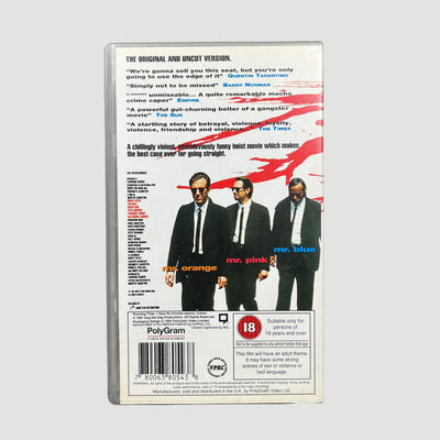 1991 Reservoir Dogs VHS