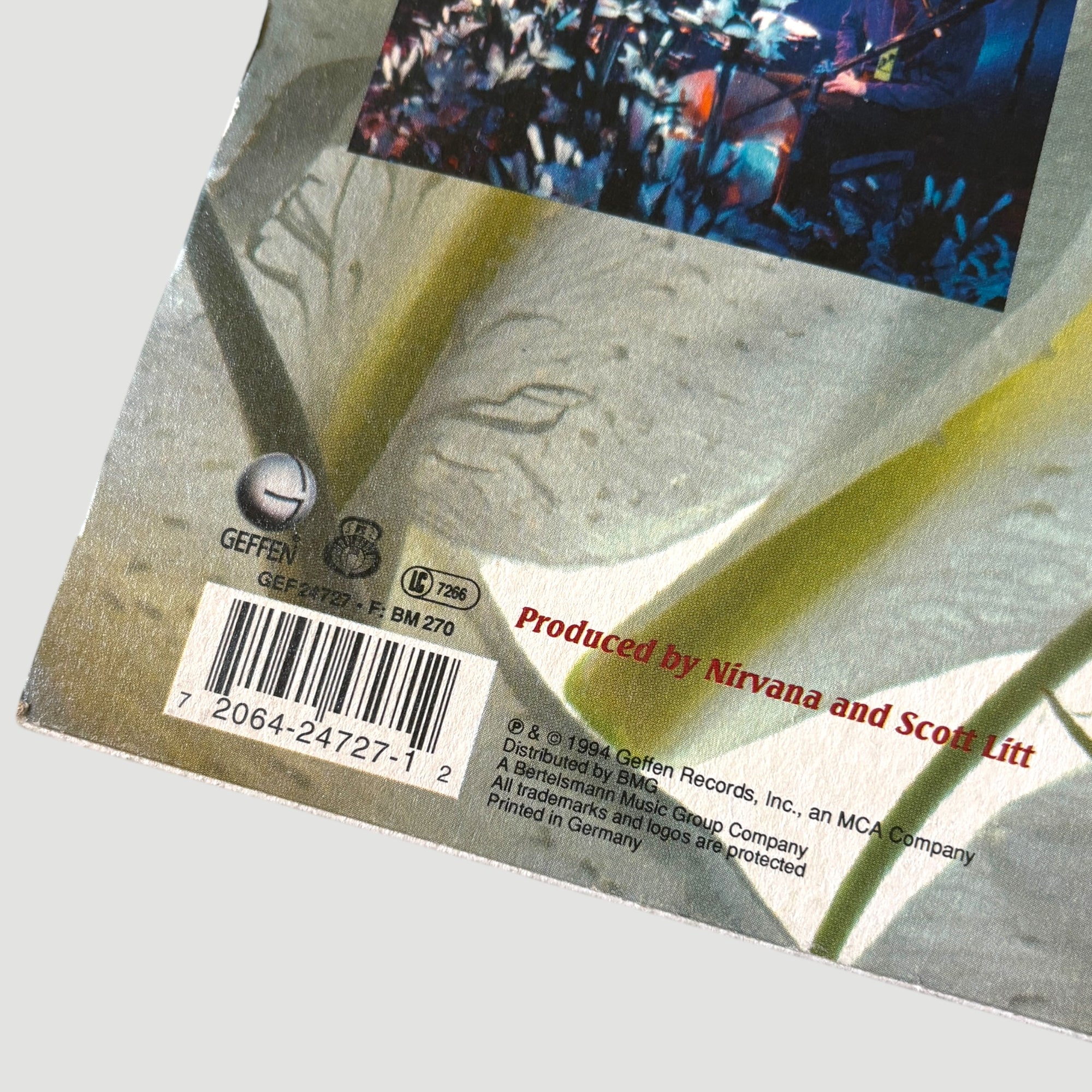 1994 Nirvana Unplugged in NY UK 1st Press LP