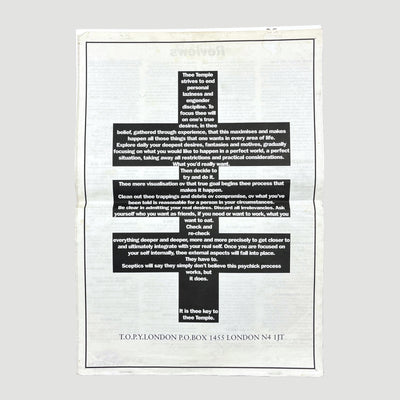 1992 Temple of Psychic Youth OV Magazine