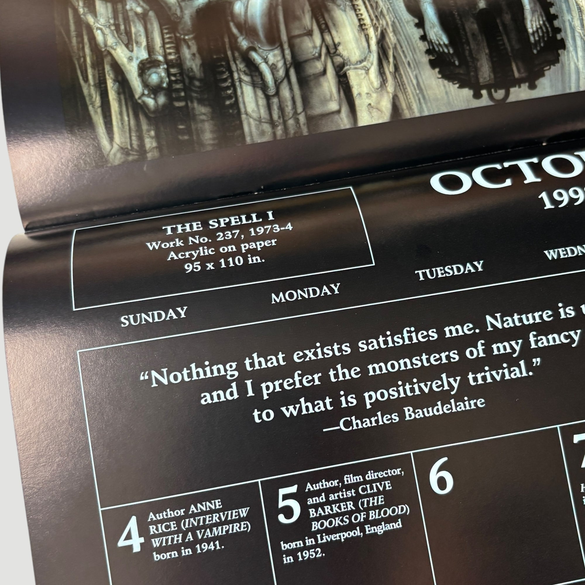 1998 H.R. Giger Calendar