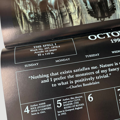 1998 H.R. Giger Calendar