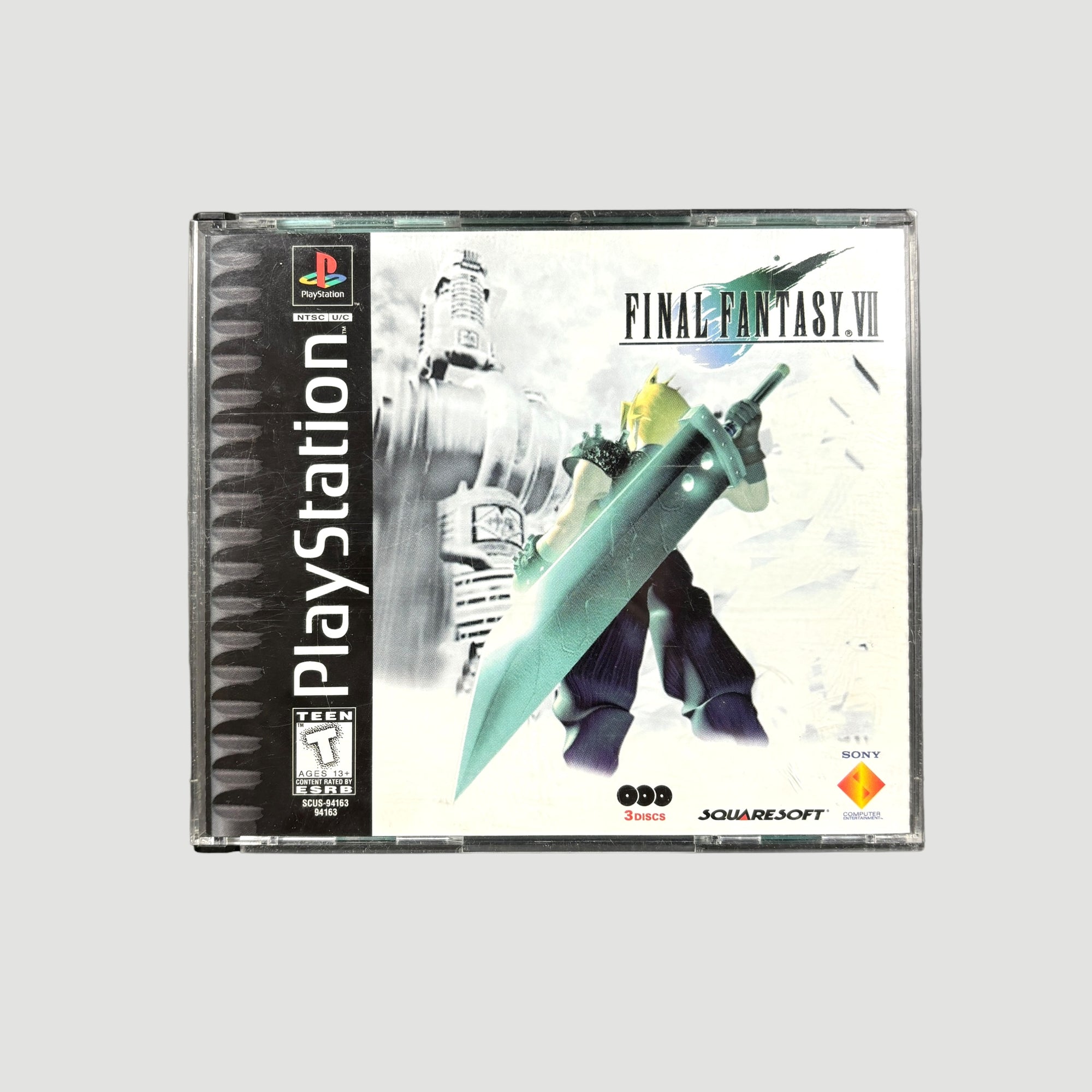 1997 Final Fantasy VII PlayStation 1 (US)