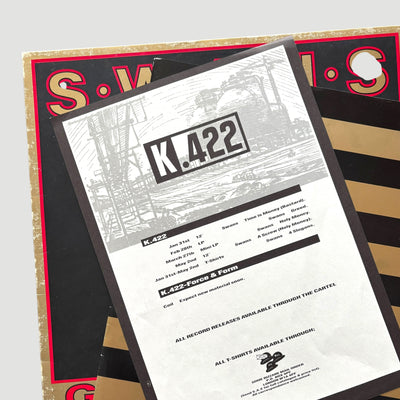 1986 Swans Greed UK 1st Press LP + Insert