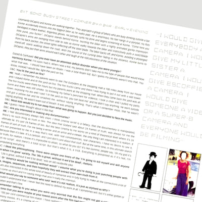 1998 Dazed & Confused Harmony Korine Issue