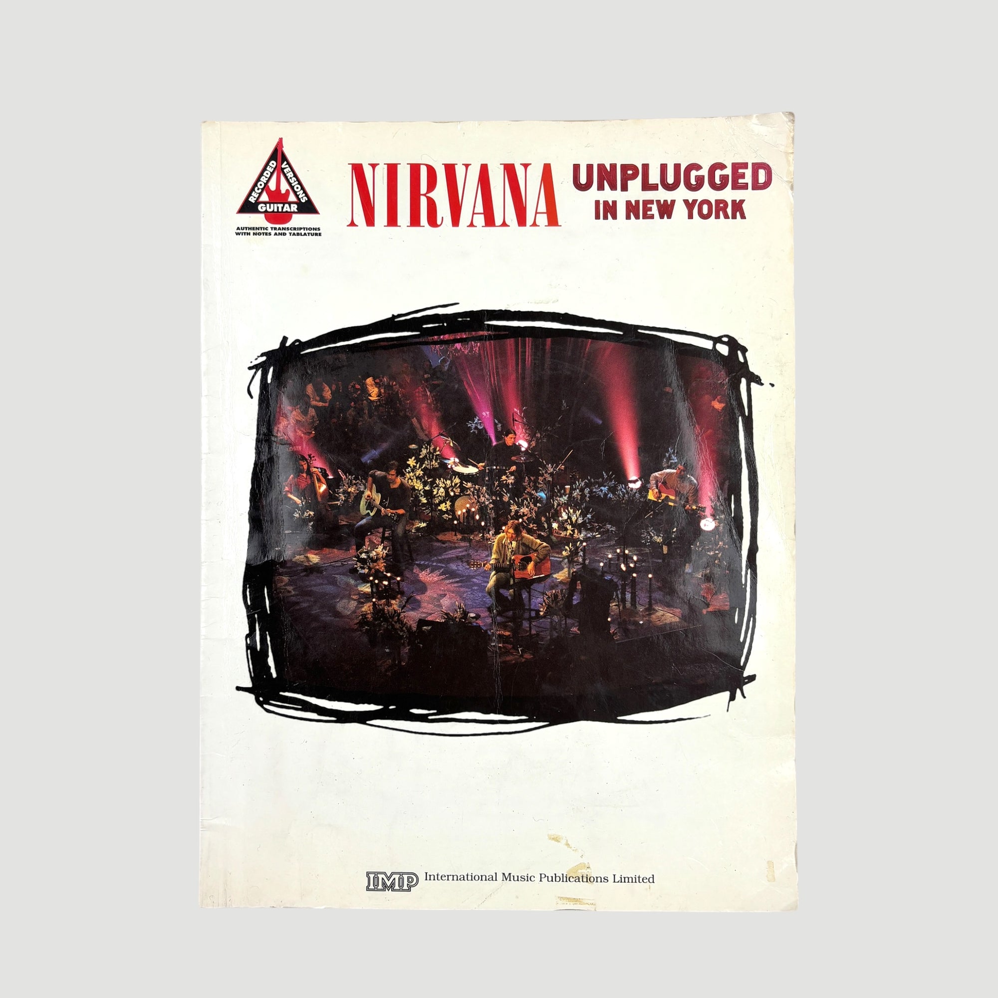 1995 Nirvana Unplugged in NYC Guitar Tab/Vocals