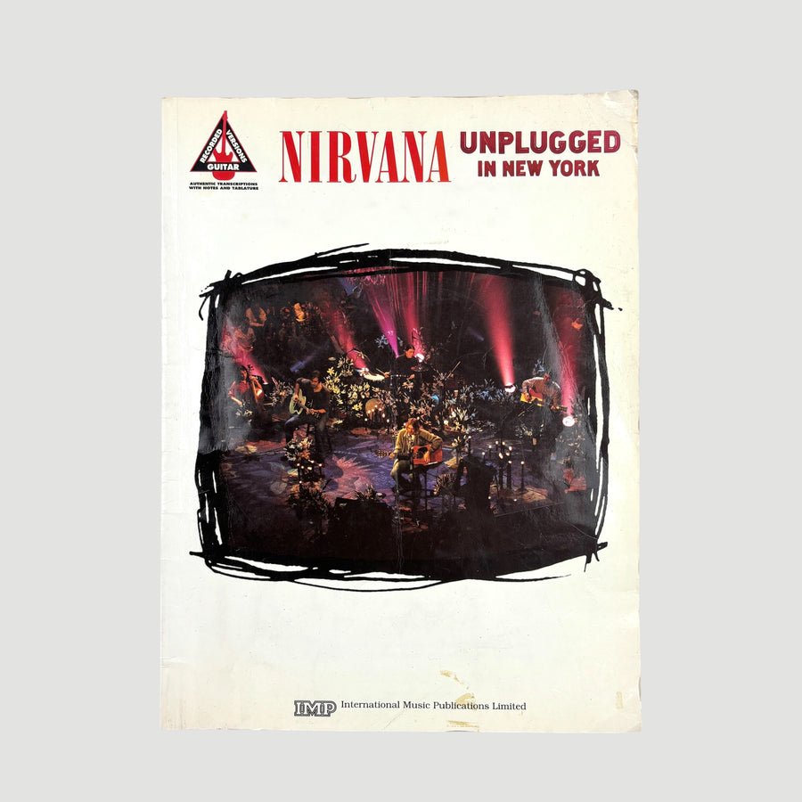 1995 Nirvana Unplugged in NYC Guitar Tab/Vocals