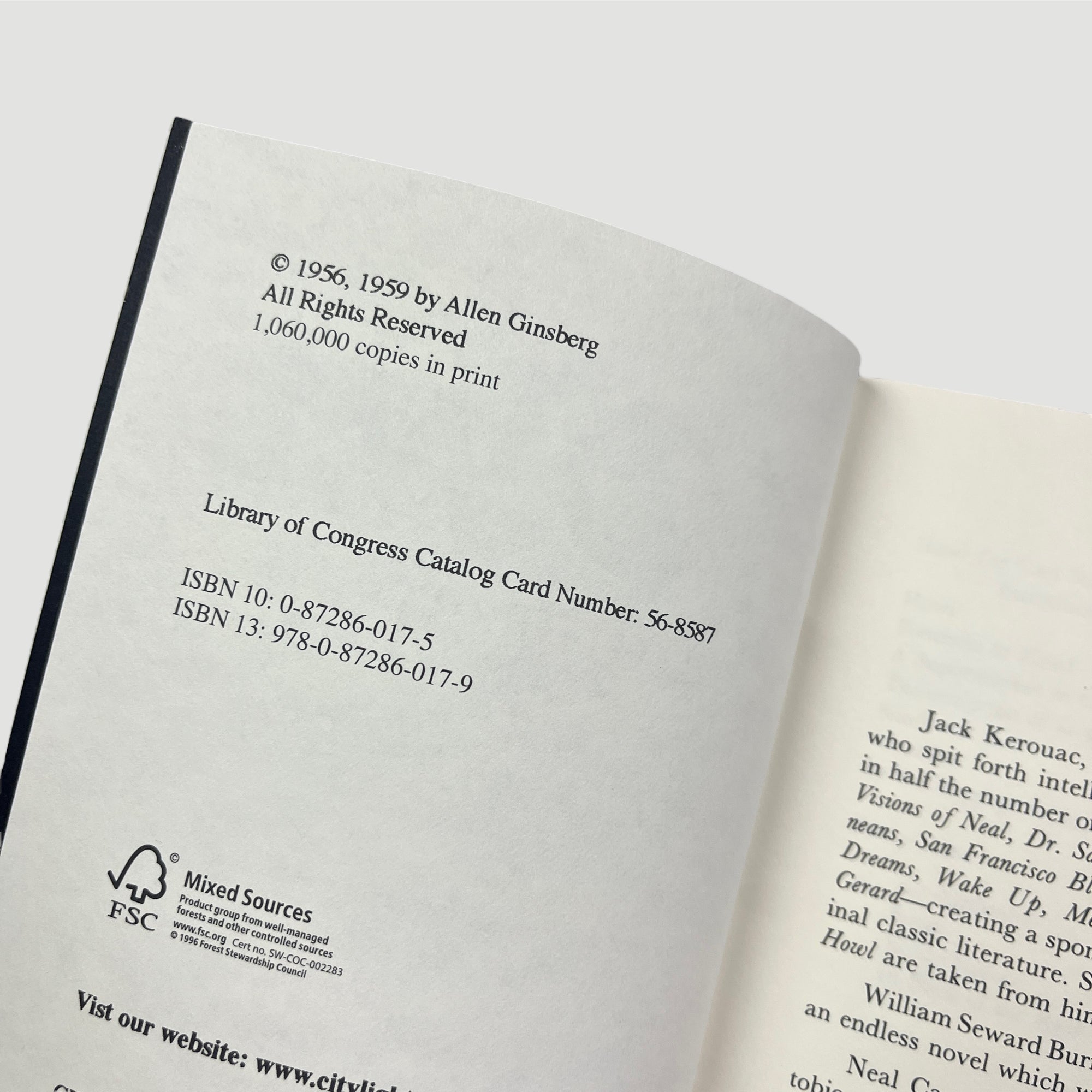 00's Allen Ginsberg HOWL and Other Poems