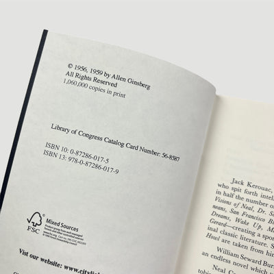 00's Allen Ginsberg HOWL and Other Poems