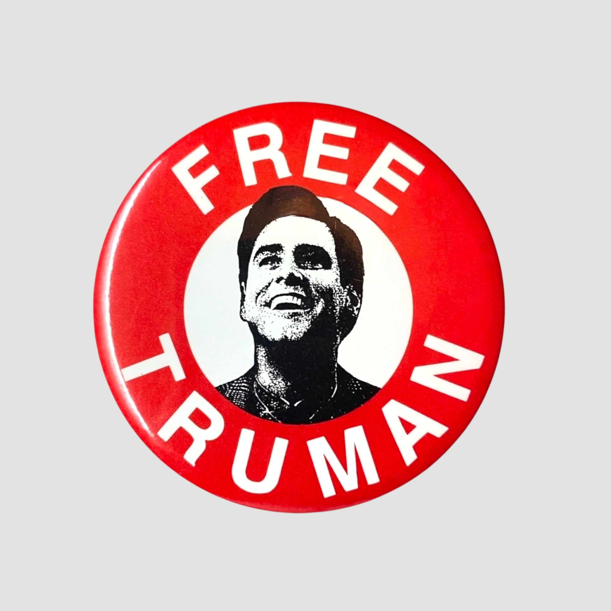 1993 Free Truman The Truman Show Badge